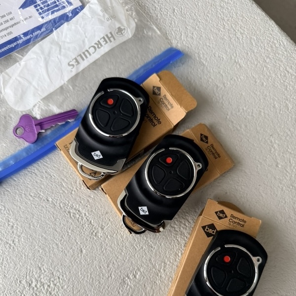 Install three brand-new genuine BND remotes